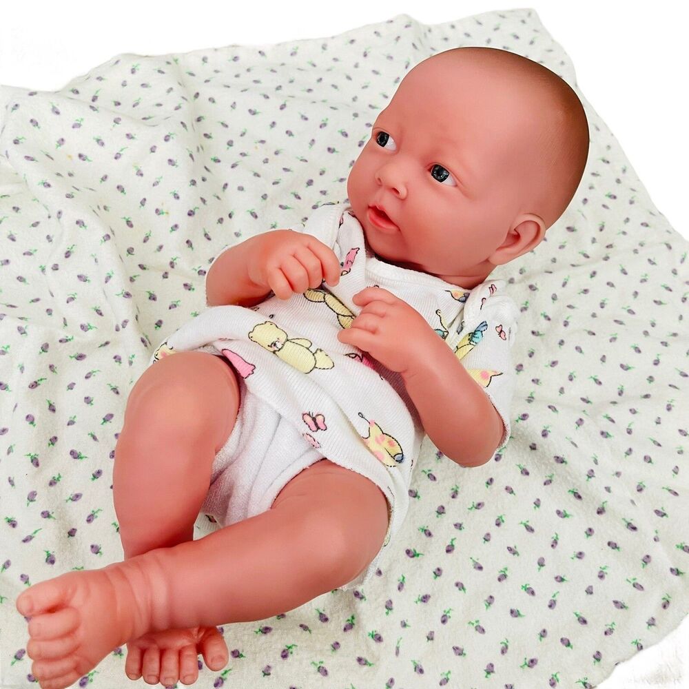 Berenguer 14” Baby Girl Doll Anatomically Correct Realistic Newborn Vinyl 22-07 - Picture 13 of 15